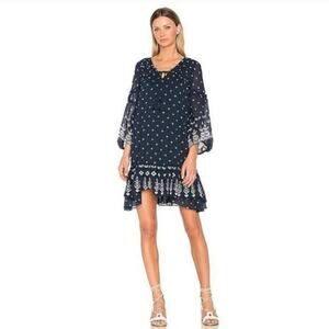 Derek Lam 10 Crosby Embroidered Ruffle Mini Dress